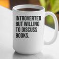 Introverted Bookworm Books Introvert Graphic Print Coffee Mug Introverted Bookworm Books Introvert Graphic Print Coffee Mug