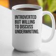 Introverted Underwriter Underwriting Introvert Graphic Print Coffee Mug Introverted Underwriter Underwriting Introvert Graphic Print Coffee Mug