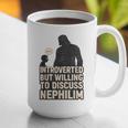 Introverted But Willing To Discuss Nephilim Tee Graphic Print Coffee Mug