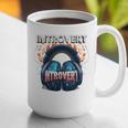 Introvert's Best Friend Noise-Canceling Headphones Graphic Print Coffee Mug Introvert's Best Friend Noise-Canceling Headphones Graphic Print Coffee Mug