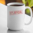 It's Official I'm The Favorite Daughter From Dad Mom Graphic Print Coffee Mug