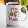 IVF Mom Dad Embryo Transfer Day It's A Day For A Miracle Graphic Print Coffee Mug