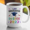I Just Graduated 5th Grade Graduation Class 2022 Graduate Graphic Print Coffee Mug
