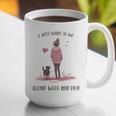 I Just Want To Be Alone With My Dog For Introvert Dog Mom Graphic Print Coffee Mug I Just Want To Be Alone With My Dog For Introvert Dog Mom Graphic Print Coffee Mug