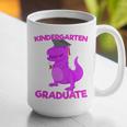 Kids Kindergarten Graduation Idea For Girls Dinosaur Graphic Print Coffee Mug
