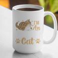 Kitty Pet Lover Introvert Person Cats Show Family Member Graphic Print Coffee Mug