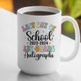 Last Day Autographs 1st Grade Graduation Boys Girls Groovy Graphic Print Coffee Mug
