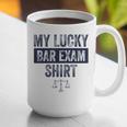 Law School Graduation Him Her Lucky Bar Exam Graphic Print Coffee Mug