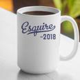 Lawyers Graduation Esquire Est 2018 Graduate Shirt Graphic Print Coffee Mug