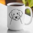 Line Art Dad Mom Dog Sheepadoodle Graphic Print Coffee Mug Line Art Dad Mom Dog Sheepadoodle Graphic Print Coffee Mug