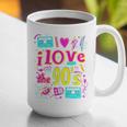 I Love The 90'S 90s Nostalgia Premium Tri-Blend Graphic Print Coffee Mug