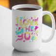 I Love The 90'S 90s Retro Nostalgia Premium Tri-Blend Graphic Print Coffee Mug