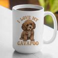 I Love My Cavapoo For Mom Dad Kids Graphic Print Coffee Mug I Love My Cavapoo For Mom Dad Kids Graphic Print Coffee Mug
