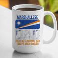 Marshallese Dad Marshall Islands Flag For Father's Day Graphic Print Coffee Mug
