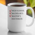 Master's Degree Graduation Graduate Graphic Print Coffee Mug