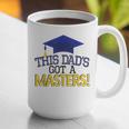 Masters Degree Proud Dad Graduation Shirt MBA Social Work Graphic Print Coffee Mug