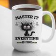 Masters Mastered It Graduate Master Degree Graduation Graphic Print Coffee Mug