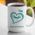 In My Memory Of My Daughter CERVICAL CANCER AWARENESS Graphic Print Coffee Mug