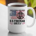 In Memory And Honor Of Firefighters Remembering 911 Graphic Print Coffee Mug In Memory And Honor Of Firefighters Remembering 911 Graphic Print Coffee Mug