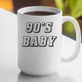 Nineties Era Nostalgia Lover Retro Born 90s Baby Vibes Graphic Print Coffee Mug