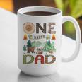 One Happy Dad Camper 1st Birthday Boy Camping Bear Graphic Print Coffee Mug One Happy Dad Camper 1st Birthday Boy Camping Bear Graphic Print Coffee Mug