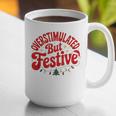 Overstimulated But Festive – Christmas Introvert Humor Graphic Print Coffee Mug Overstimulated But Festive – Christmas Introvert Humor Graphic Print Coffee Mug