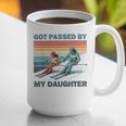 Got Passed By My Daughter Skiing Dad Graphic Print Coffee Mug