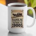 Be Patient With Me I'm From The 1900s Birthday Retirement Premium Tri-Blend Graphic Print Coffee Mug