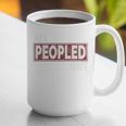 All Peopled Out Introvert Joke Sarcastic Quote Premium Tri-Blend Graphic Print Coffee Mug