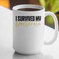 Phd Graduation Doctorate Degree Dissertation Masteral Grad Graphic Print Coffee Mug