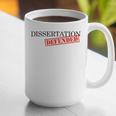 PhD Thesis Defense Graphic Doctoral Graduation Graphic Print Coffee Mug