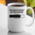 Phlebotomist In Progress Phlebotomy School Graduation Graphic Print Coffee Mug