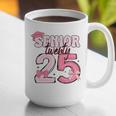 Pink Coquette Bow Senior 2025 Back To School Graduation Girl Graphic Print Coffee Mug