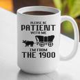 Please Be Patient With Me I'm From The 1900s Husband Joke Graphic Print Coffee Mug Please Be Patient With Me I'm From The 1900s Husband Joke Graphic Print Coffee Mug