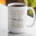 Please Be Patient With Me I'm From The 1900S Raglan Baseball Tee Graphic Print Coffee Mug