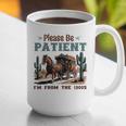 Please Be Patient I'm From The 1900s Stagecoach Western Vint Graphic Print Coffee Mug