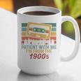 Please Be Patient-With Me I'm From The 1900s Retro Music Graphic Print Coffee Mug
