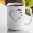 Proud Air Force Grandma Air Force Graduation Grandma USAF Graphic Print Coffee Mug