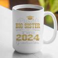 Proud Big Sister Of Two 2024 Graduate Class 2024 Graduation Premium Graphic Print Coffee Mug