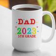 Proud Dad Of A 2023 5th Grade Graduate Graduation Family Graphic Print Coffee Mug