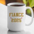 Proud Fiance Of A 2025 Graduate Fiance Graduation 2025 Senio Graphic Print Coffee Mug