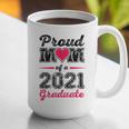 Proud Mom Of A 2021 Graduate Senior Graduation Graphic Print Coffee Mug