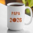 Proud PAPA Of 2026 Senior Basketball Student Graduation Graphic Print Coffee Mug