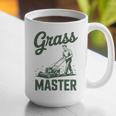 Push Lawn Mower Legend Grass Master Dad Mowing Graphic Print Coffee Mug