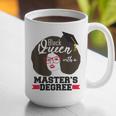 Queen Masters Degree Graduation Social Work MSW MPH Graphic Print Coffee Mug