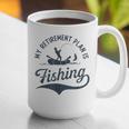 My Retirement Plan Is Fishing Fishermen Dad Grandpa Graphic Print Coffee Mug My Retirement Plan Is Fishing Fishermen Dad Grandpa Graphic Print Coffee Mug