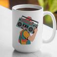 Retro 90s Boombox Nostalgia Party For Music Lovers Men Women Graphic Print Coffee Mug