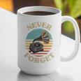 Retro Grammophone Never Forget Nostalgia Vintage Graphic Print Coffee Mug