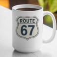 Retro Route 67 Highway Sign Vintage Road Nostalgia Premium Tri-Blend Graphic Print Coffee Mug Retro Route 67 Highway Sign Vintage Road Nostalgia Premium Tri-Blend Graphic Print Coffee Mug
