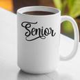 That Says Senior Cursive Script Graduation Graphic Print Coffee Mug